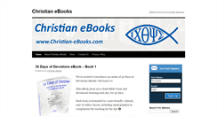 Desktop Screenshot of christian-ebooks.com