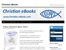 Tablet Screenshot of christian-ebooks.com